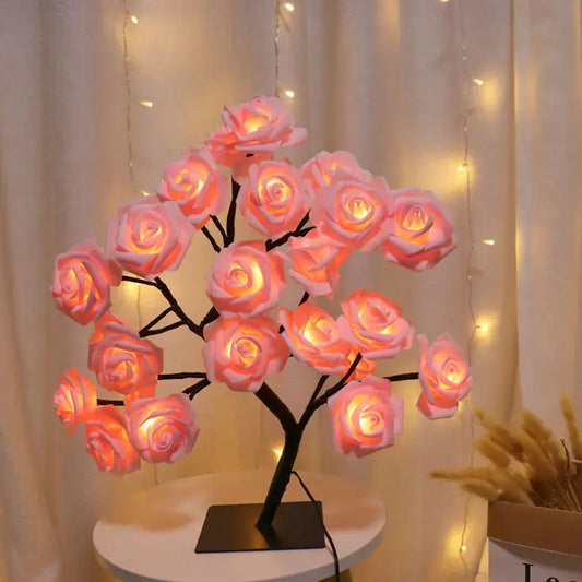 Enchanting Rose Light Tree