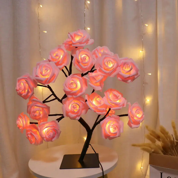 Enchanting Rose Light Tree